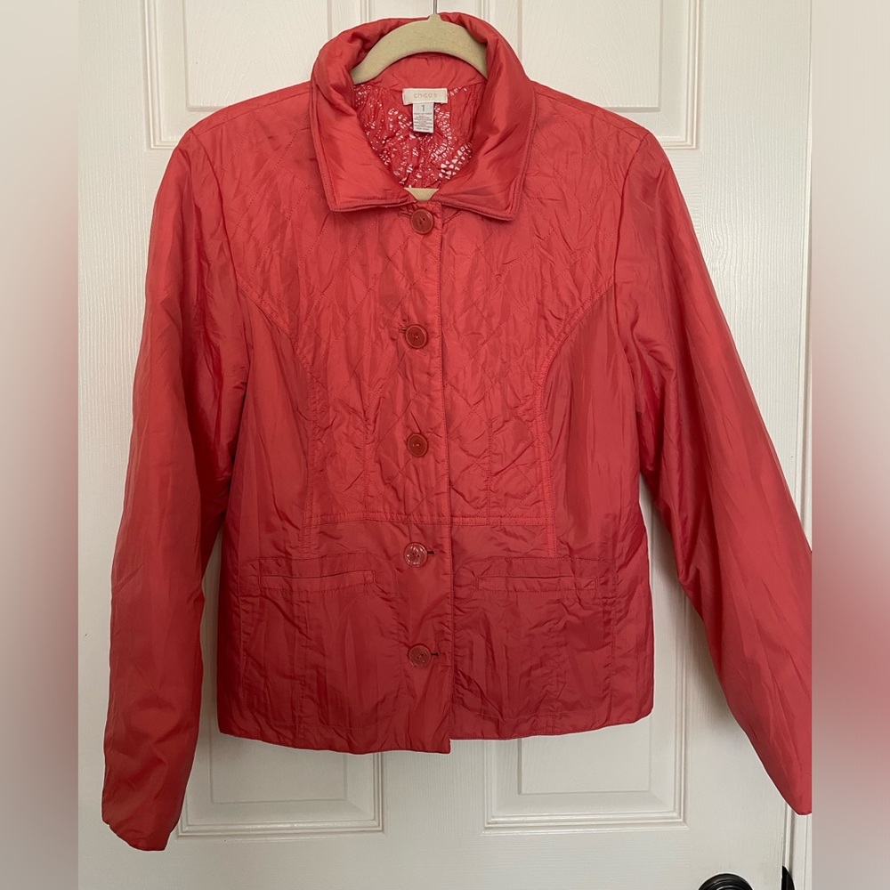 Chico’s sport/rain jacket, size 1